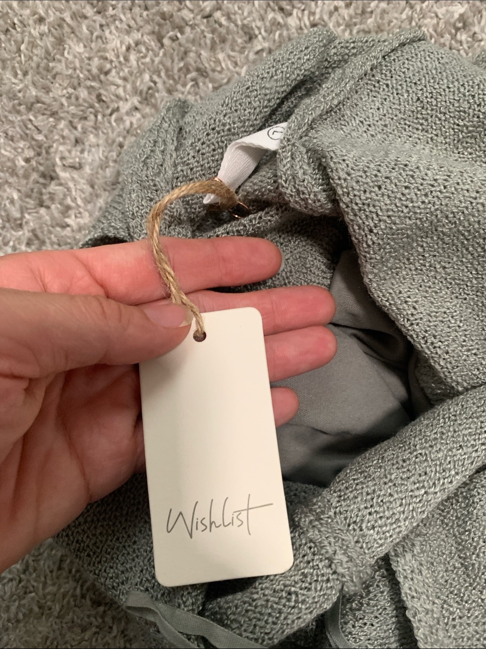 NWT Wishlist Sleeveless V-Neck Knit Dress with Tie Waist - Picture 10 of 11